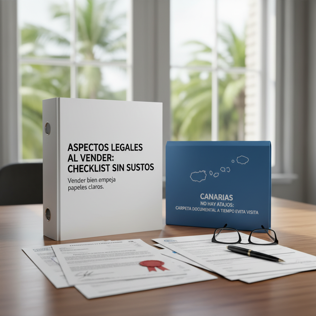 Aspectos legales al vender en Canarias: checklist sin sustos