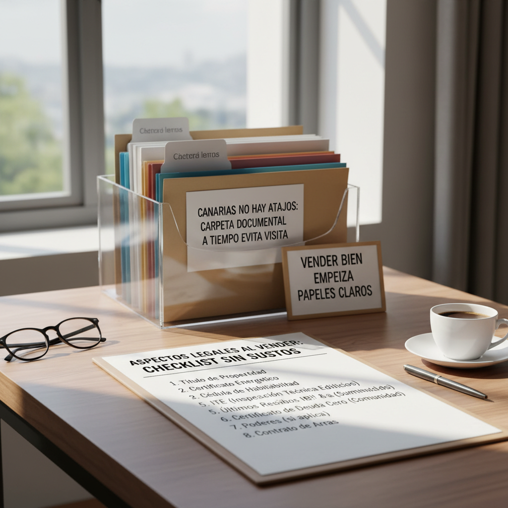 Aspectos legales al vender en Canarias: checklist sin sustos