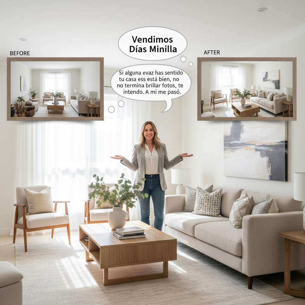 Home staging y fotos: vendimos en 21 días en La Minilla