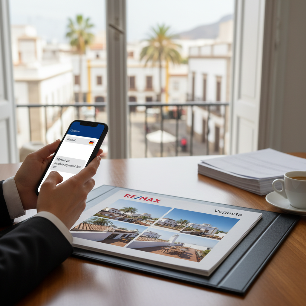 La red RE/MAX nos trajo un comprador alemán a Vegueta