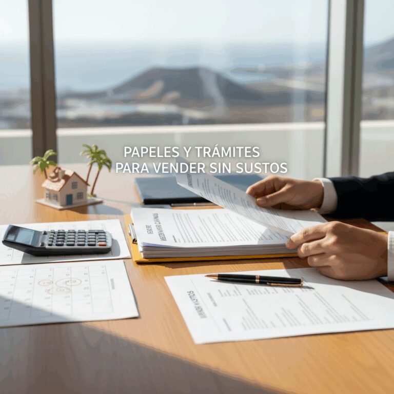 Papeles y trámites para vender en Canarias sin sustos